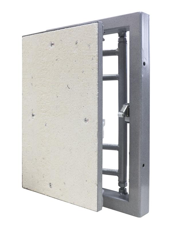 Люк под плитку 400х500мм на петле окрашен. метал. EVECS D4050 ceramo steel