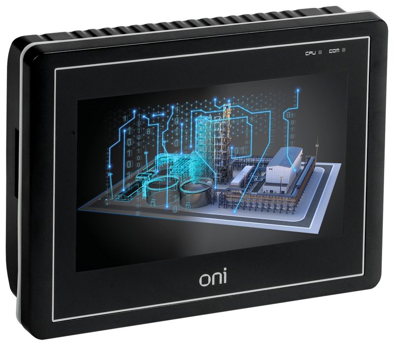 Панель оператора 7дюйм пластиковый корпус ONI ETG-A8TS-HSSN-S-070