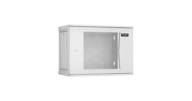 Шкаф настенный 19дюйм 9U 600х436х350мм перфорир. дверь 1 пара монтажн. направляющих разборн. сер. NIKOMAX TWI-096035-R-P-GY