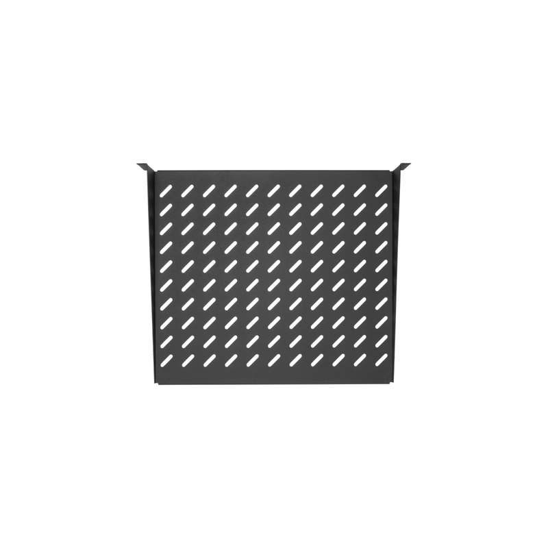 Полка фронтальная 19дюйм 2U глубиной 400мм крепеж в компл. черн. NIKOMAX TLK-SHFR-400-BK