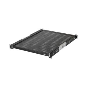 Полка выдвижная 19дюйм Ш418хГ400мм для шкафа глубиной 600мм черн. NIKOMAX TLK-SHFC-400R-BK