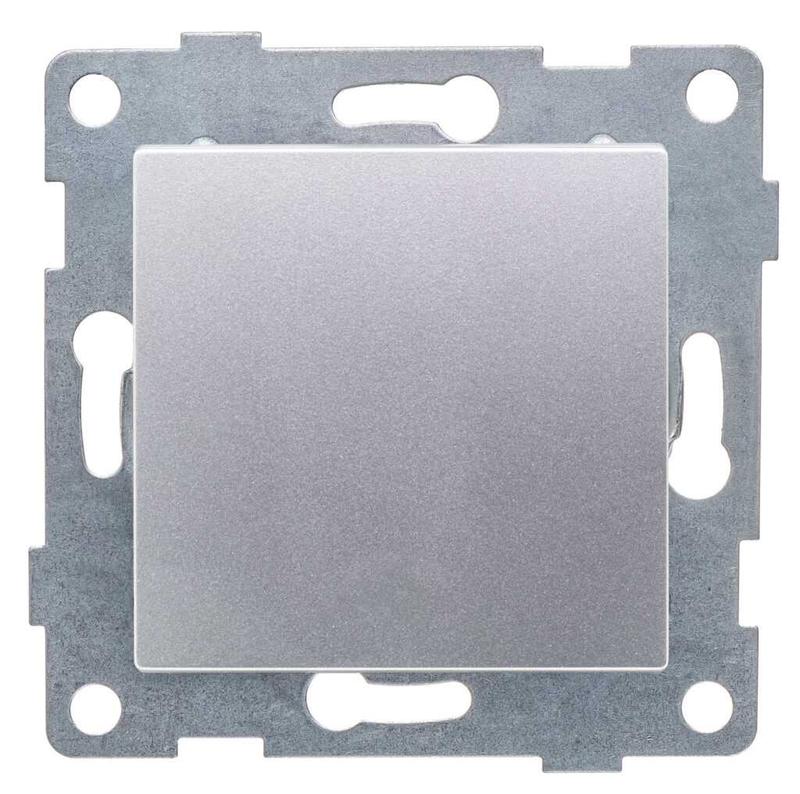 Выключатель перекрестный 1-кл. СП Ugra 10А 250В механизм серебр. GUSI С11В7-004