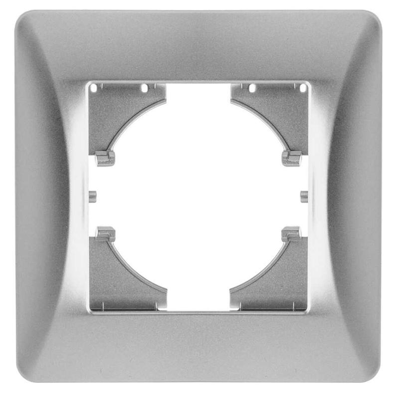 Рамка 1-м Ugra серебр. GUSI С1110-004