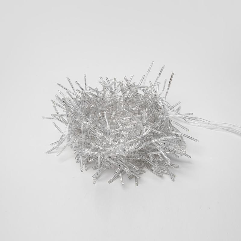 Гирлянда светодиодная ULD-S0600-400/DTA WHITE IP20 FIRECRACKER с контроллером «Фейерверк» 6м бел. свет провод прозр. Uniel UL-00005479