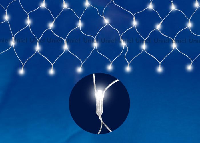 Сетка светодиодная ULD-N1815-180/DTA WHITE IP20 с контроллером 1.8х1.5м бел. свет провод прозр. Uniel UL-00005487