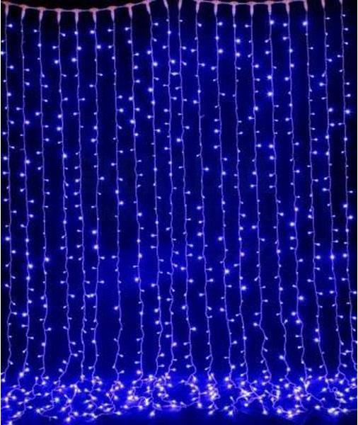 Гирлянда светодиодная "Занавес" 1.5х1.5м 368LED син. ШК SHLights 4690601035509