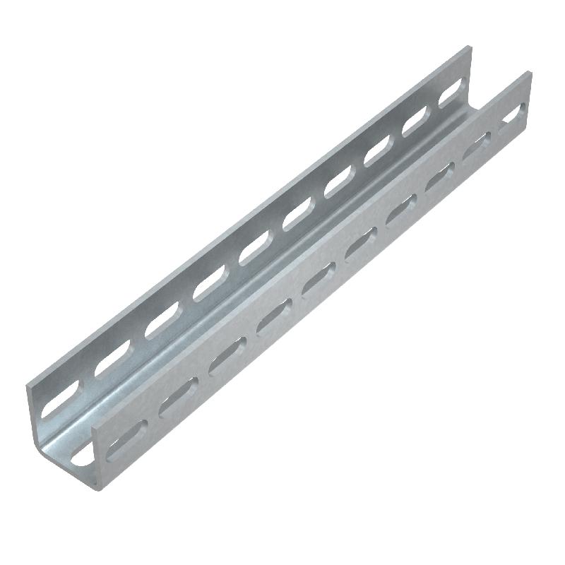 Профиль перфорированный 50х50 L1800 сталь 4мм P50-50-4.0-1800 3P тройная перфорация швеллер КМ LO1923