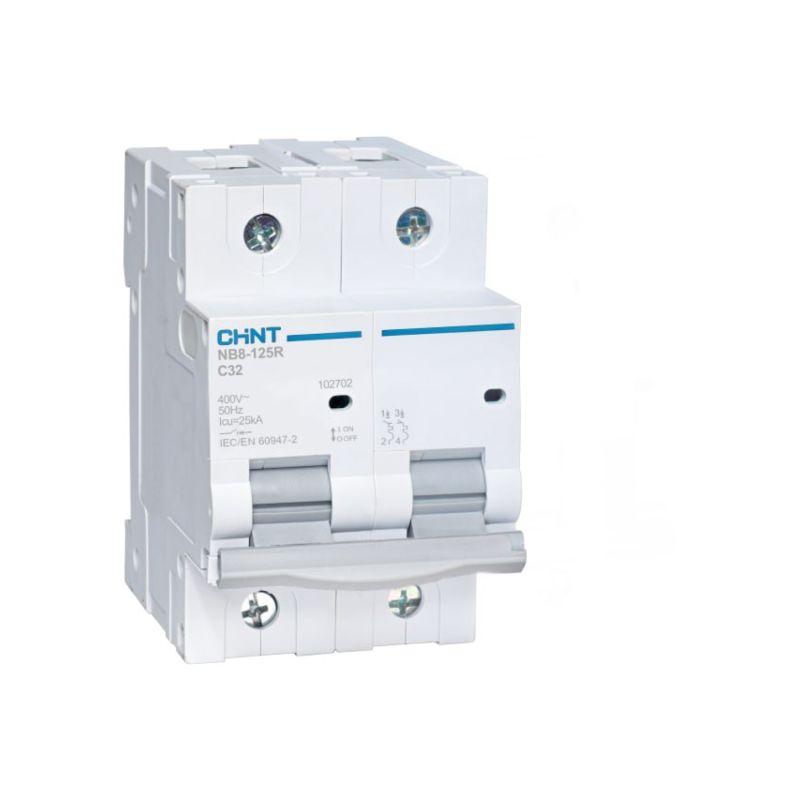 Выключатель автоматический модульный 2п B 100А 20кА NB8-125R (R) CHINT 559749