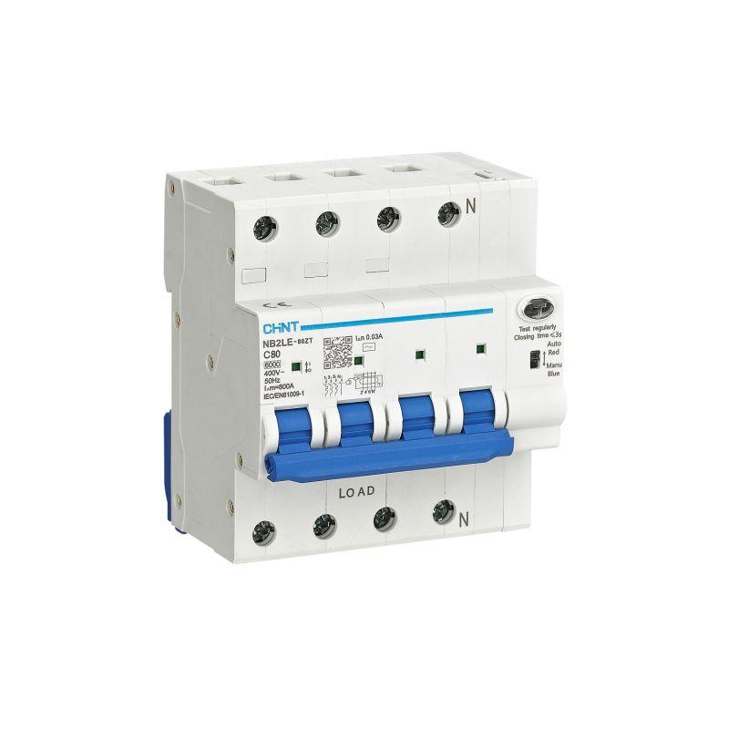 Выключатель автоматический дифференциального тока АВДТ NB2LE-80ZT 3P+N D10 300мА тип A 6кА электронный (R) CHINT 560144