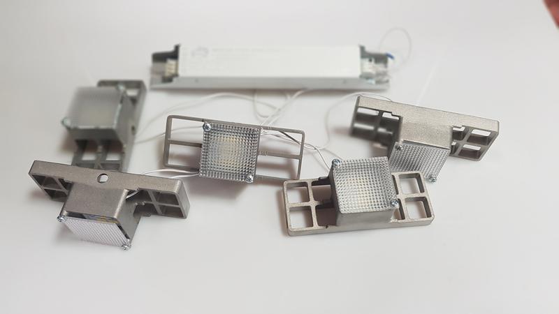 Светильник светодиодный АТ-ДВО-07-30-05-О "Albatross" 220В 30вт 5000К 3100лм IP20 бел. опал(решетка 50х50) АТОН АТДВО073005О