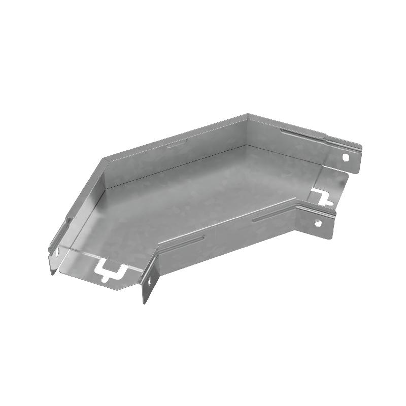 Угол для лотка горизонтальный 90град. 100х50 сталь "ПЛЮС" GLplus90-50-100 INOX304 КМ PL5547