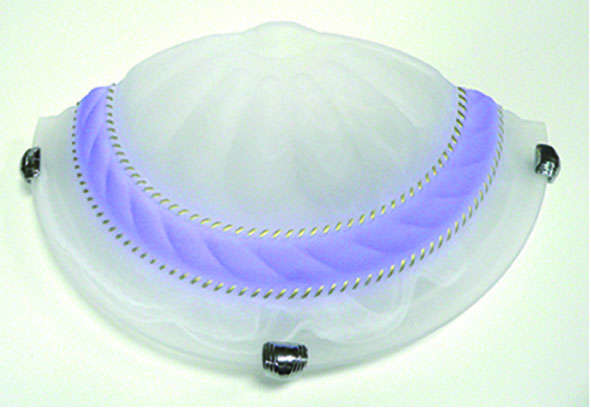 Светильник бра 1х60 "Орхидея" 1/2 1х60Вт E27 IP20 голуб. арм. хром 2251 Альфа Лайт 5333