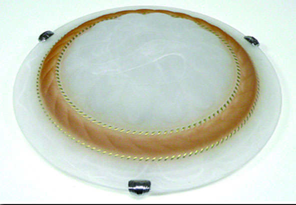 Светильник 1х60 "Орхидея" d25 1х60Вт E27 IP20 корич. арм. хром 2225 Альфа Лайт 2531