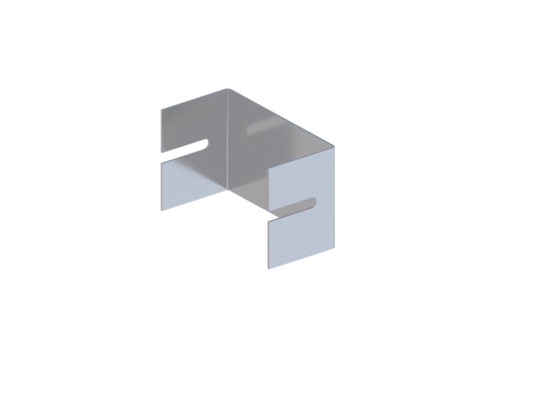 Заглушка для лотка 100х50 сталь 1.5мм ЛМс-ЗГ ц УТ1.5 СОЭМИ Н0121560342