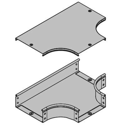 Отвод для лотка Т-образ. горизонт. DPT 100х50 DKC 36122