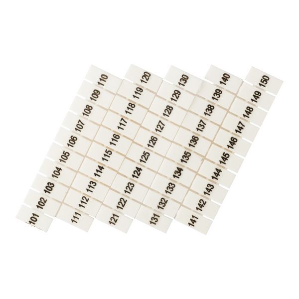Маркеры для UT/ST/Push-in 6 с нумерацией 100-150 (уп.100шт) EKF zb-st-6-100-150