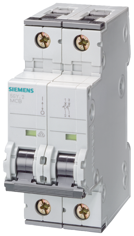 Выключатель автоматический модульный 2п B 16А 6кА Siemens 5SY62166