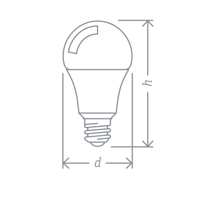 Лампа светодиодная 61 473 NLL-A60-7-12/24-4K-E27 7Вт грушевидная матовая 4000К нейтр. бел. E27 560лм 12-24В низковольтная Navigator 61473