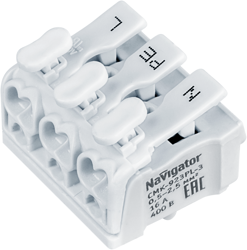 Клемма монтажная 61 691 NTC-CMK-923PL-3-50 (уп.50шт) Navigator 61691