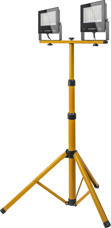 Прожектор светодиодный 61 997 OFL-01-2х50-4K-GR-IP65-LED-TRI 2х50Вт 4000К IP65 2х4250лм на штативе ОНЛАЙТ 61997