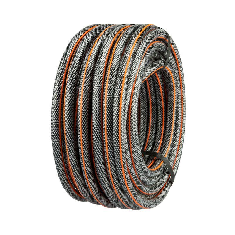 Шланг поливочный ПВХ 3-х слойный армированный 3/4дюйм 25м Стандарт Плюс ЧЕТЫРЕ СЕЗОНА 62-0226-1