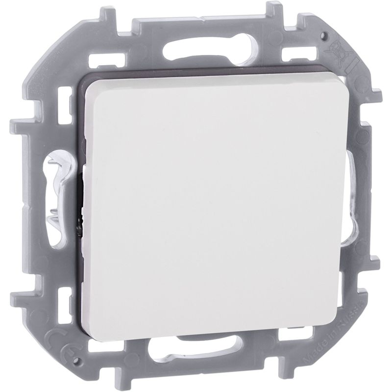 Выключатель кнопочный Inspiria 6А 250В без фиксации НО/НЗ механизм бел. IEK 673690