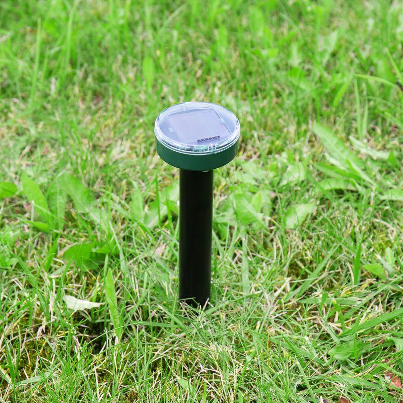 Отпугиватель кротов ультразвуковой R20м солнечная батарея R20 Rexant 71-0017