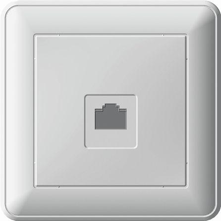 Розетка телефонная 1-м СП W59 RJ11 1А бел. SchE RSI-152T-18 (РСИ-152Т-18)