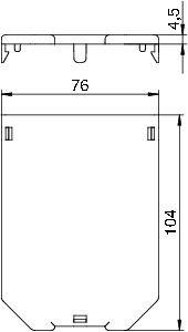 Накладка для монтажной коробки