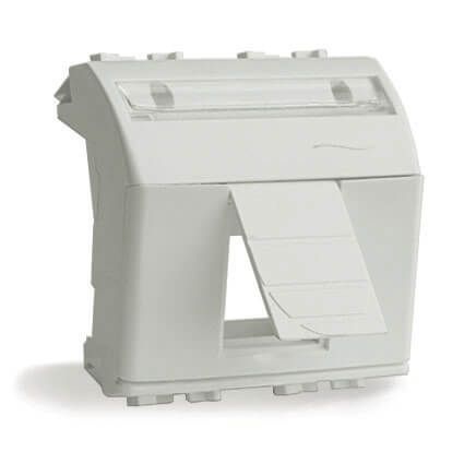 Адаптер для информационных разъемов 2мод. R&M BRAVA бел. DKC 76612B