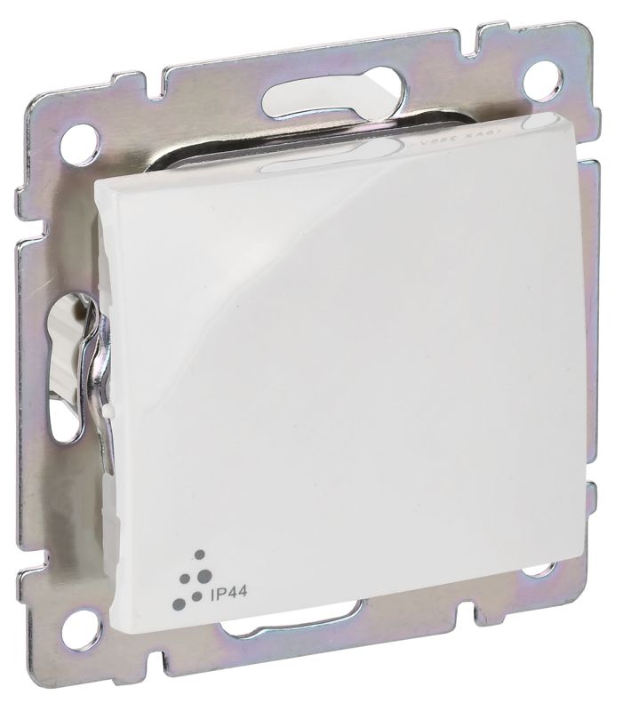 Выключатель 1-кл. СП Valena 10А IP44 250В механизм бел. IEK 774201