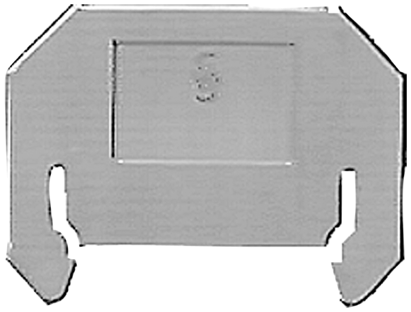 Перегородка концевая и разделительная для клеммной колодки