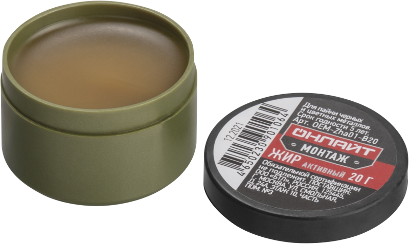 Жир паяльный 90 106 OEM-Zha01-B20 активный 20г ОНЛАЙТ 90106
