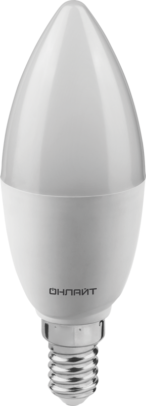 Лампа светодиодная 90 453 OLL-C37-15-230-4K-E14-FR 15Вт свеча 4000К нейтр. бел. E14 1500лм 176-264В ОНЛАЙТ 90453