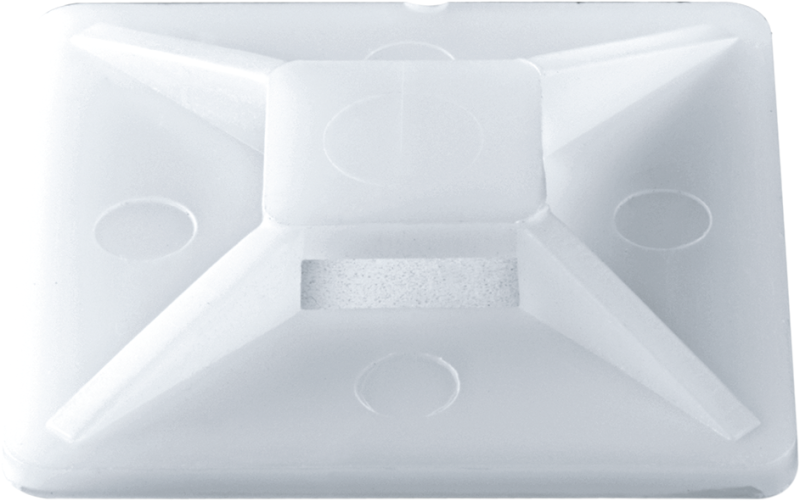 База монтажная самоклеящаяся OFP-30-100-WH 30х30 бел. (уп.100шт) ОНЛАЙТ 90748