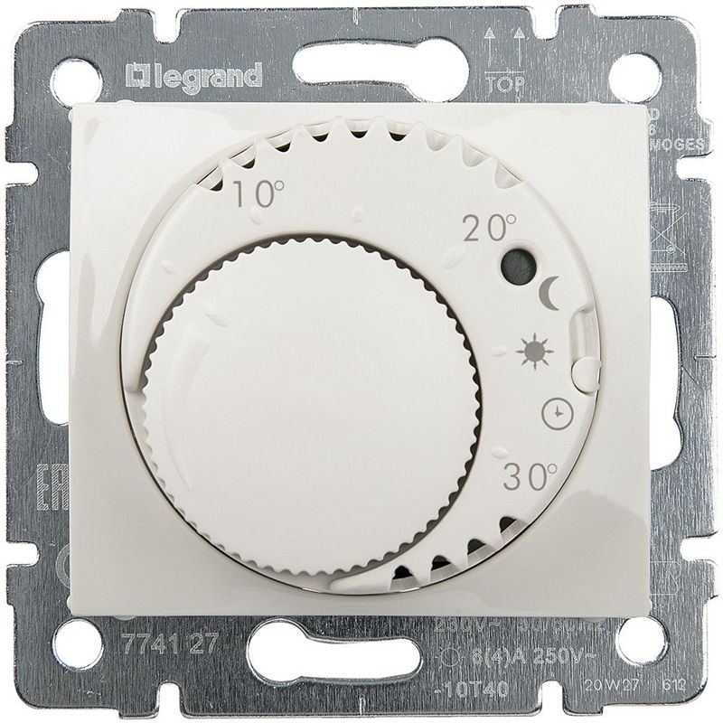 Механизм термостата СП Valena для тепл. пола Комфорт с выключателем сл. кость IEK 774127