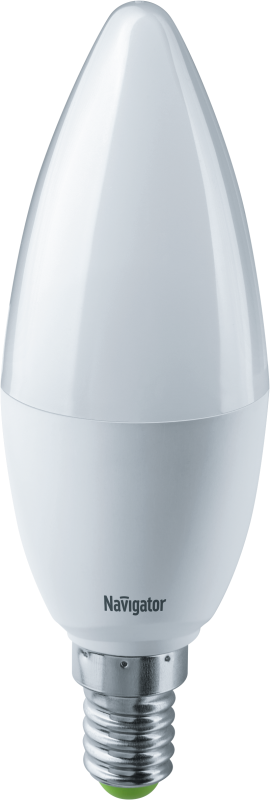 Лампа светодиодная 94 480 NLL-P-C37-5-230-2.7K-E14-FR 5Вт свеча 2700К тепл. бел. E14 330лм 176-264В Navigator 94480