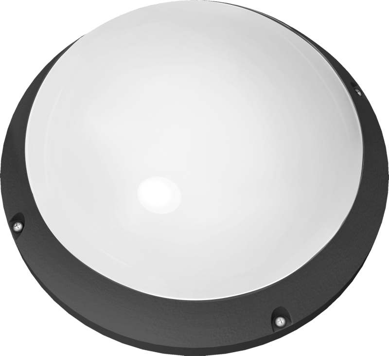 Светильник светодиодный 94 845 NBL-PR1-12-4K-BL-SNR-LED 12Вт 4000К IP65 (аналог НПБ 1101 черн. круг с датчиком движения) Navigator 94845