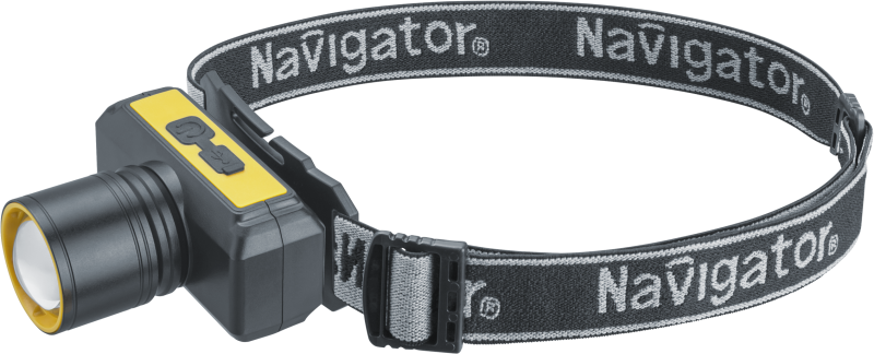 Фонарь аккумуляторный налобный 95 556 NPT-H41-ACCU 1LEDx10Вт 4реж Li-ion 1.2А.ч NAVIGATOR 95556