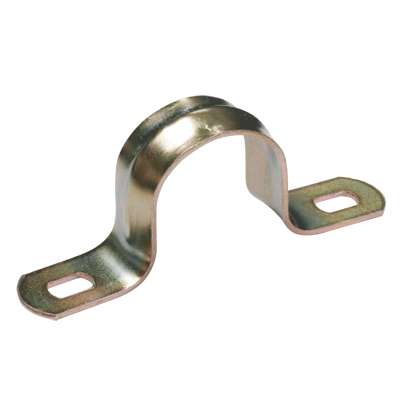 Скоба крепежная двухлапковая d25-26мм метал. (влож 100) IEK CMA11-25-100
