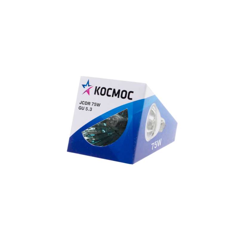 Лампа галогенная JCDR 75Вт GU5.3 220В Космос LKsmJCDR220V75W