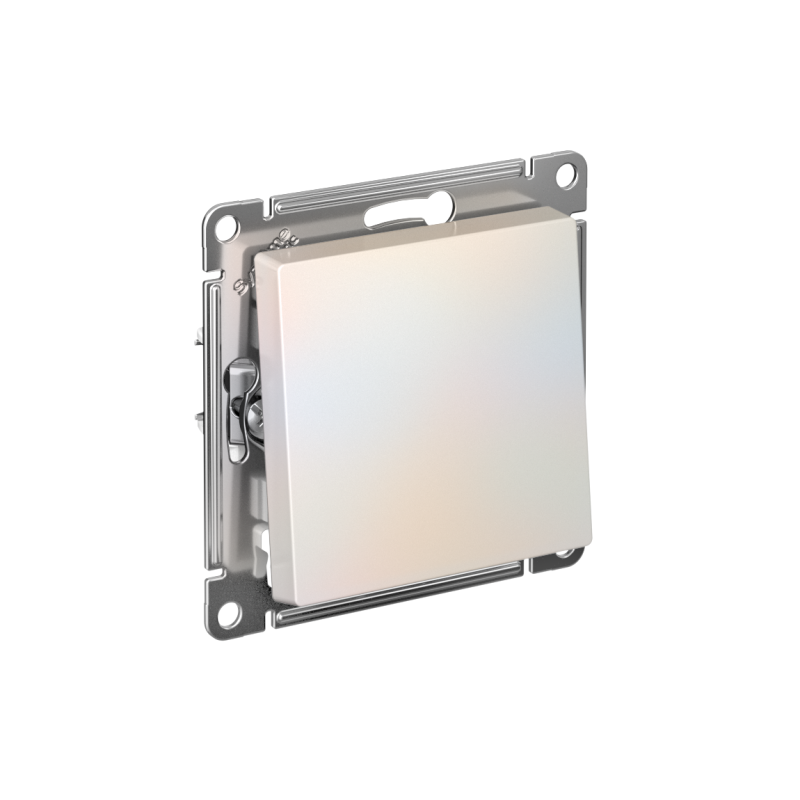 Выключатель 1-кл. AtlasDesign (сх. 1) 10AX быстрозажим. клем. механизм жемчуж. SE ATN000411S