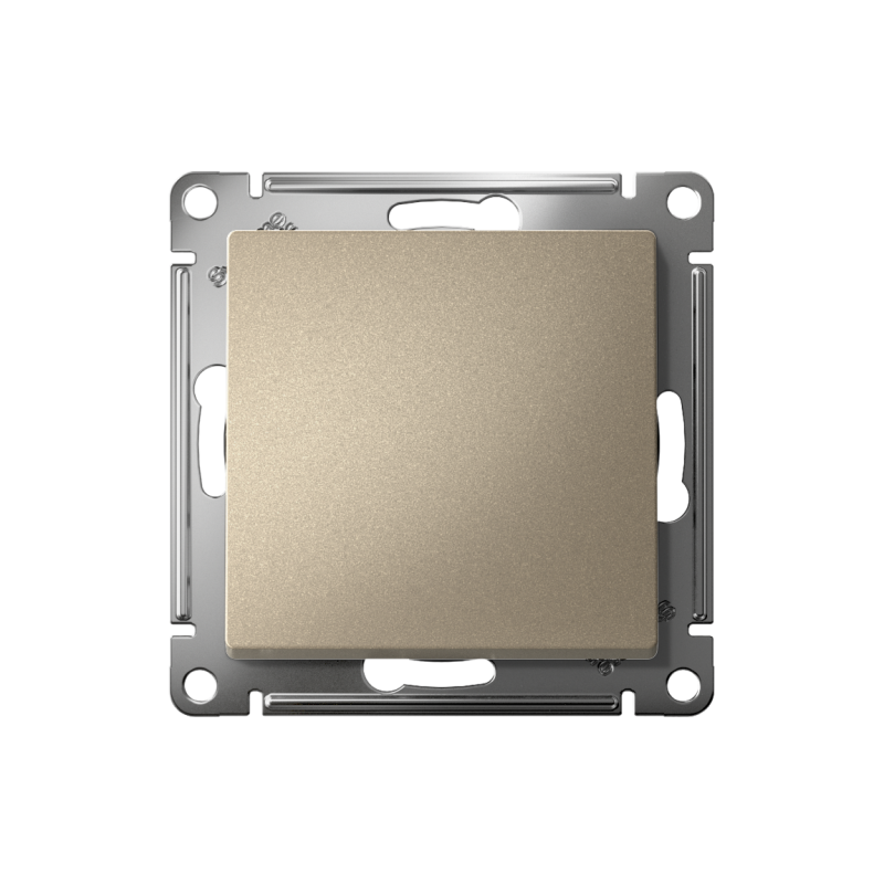 Выключатель 1-кл. СП AtlasDesign 10А IP20 (сх. 1) 10AX с самовозвратом механизм шампань SE ATN000515