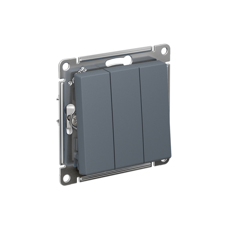 Выключатель 3-кл. СП AtlasDesign 10А IP20 (сх. 1+1+1) 10AX механизм грифель SE ATN000731