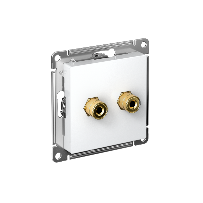 Аудиорозетка двойная AtlasDesign лотос SE ATN001387