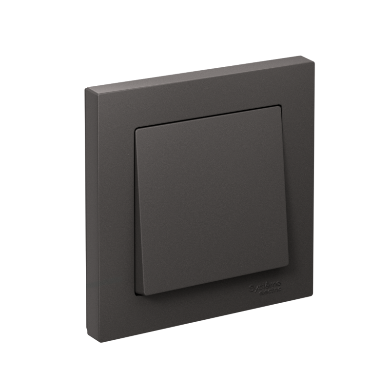 Выключатель 1-кл. AtlasDesign сх.1 10АХ в сборе базальт SE ATN001412