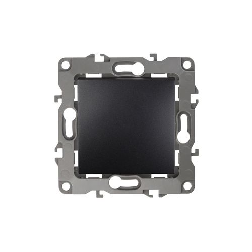 Выключатель 1-кл. СП Эра12 12-1101-05 10А IP20 250В 10AX механизм антрацит Эра Б0014625