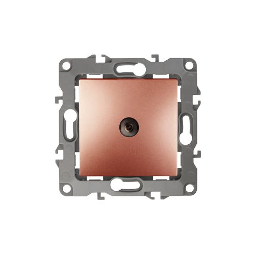 Розетка телевизионная одиночная TV 1мод. Эра12 12-3101-14 IP20 медь Эра Б0019341