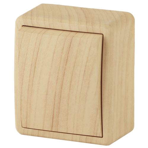 Выключатель 1-кл. ОП Эра Эксперт 10А IP20 11-1201-11 250В 10AX сосна Эра Б0020656