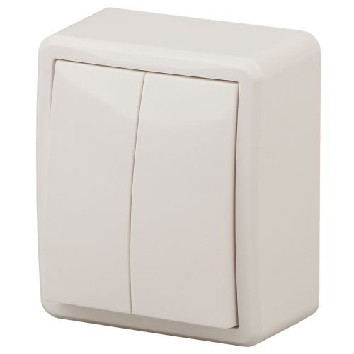 Выключатель 2-кл. ОП Эра Эксперт 10А IP20 11-1204-02 250В 10AX сл. кость Эра Б0020664